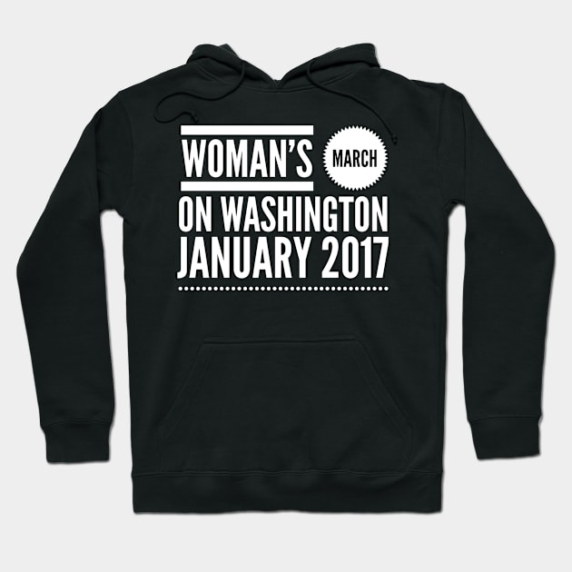 Woman's March On Hoodie by lovetees